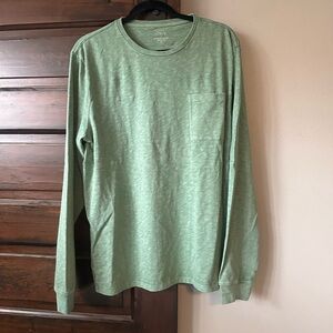 J. Crew Men's Green Long Sleeve Shirt